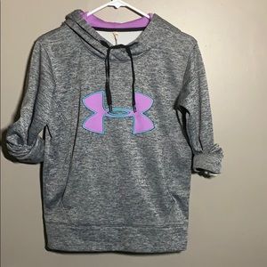 Heather gray Under Armor hoodie